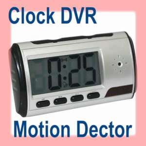 DVR Spy Hidden Clock Camera Camcorder Remote Motion  