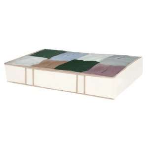 DAZZ Jumbo Underbed Storage Box with Cedar, Natural Canvas  