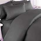 Sale 1000TC Soft Waterbed Sheet 100% Cotton Dark Grey Solid Choose 