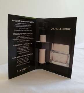 New Dahlia Noir by Givenchy Eau de Toilette Sample 1ml .03 fl oz 
