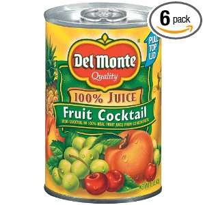 Del Monte Fruit Cocktail in 100% Fruit juices from Concentrate, 15 