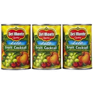 Del Monte Lite Fruit Cocktail in Extra Light Syrup, 15 oz, 3 pk