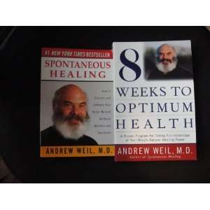 Andrew Weil, M.D. 2 Book Collection Spontaneous Healing+8 Weeks to 
