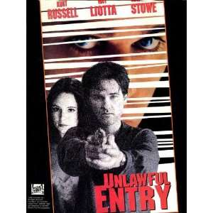  Unlawful Entry (1992) 27 x 40 Movie Poster Style B