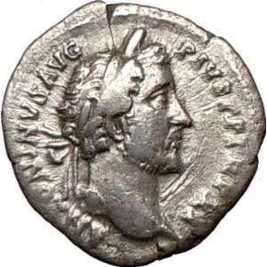 ANTONINUS PIUS 147AD Authentic Genuine Ancient Silver Roman Coin 