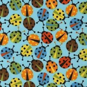 Robert Kaufman Urban Zoologie Ladybugs Bermuda Fabric