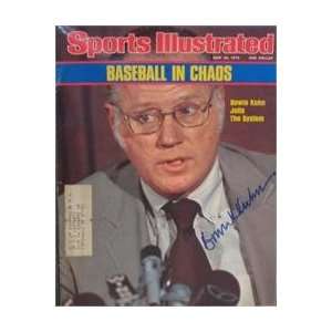 Bowie Kuhn autographed Sports Illustrated Magazine (Major League 