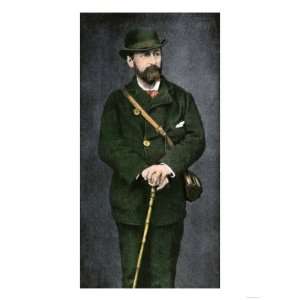 Camille Saint Saens in His Traveling Clothes, 1869 Premium Poster 