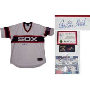 Carlton Fisk Chicago White Sox Autographed Jersey