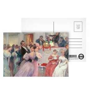 Strauss and Lanner   The Ball, 1906 by Charles Wilda   Postcard (Pack 