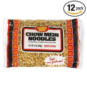 China Boy Chow Mein Noodles, 12 Ounce (Pack of 12)  