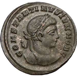 CONSTANTINE II Jr as Caesar 323AD LONDON mint Rare Ancient Roman Coin 