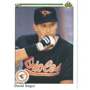  1990 Upper Deck # 773 David Segui Baltimore Orioles 
