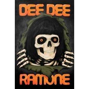  Dee Dee Ramone   Skull Logo 2 Magnet Arts, Crafts 