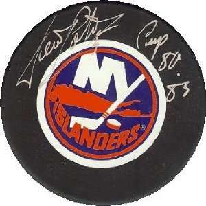 Denis Potvin Autographed Hockey Puck   inscribed Cup 8083  