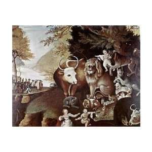 Edward Hicks   Peaceable Kingdom Giclee