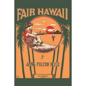  Fair Hawaii by Evelyn De Morgan 12x18 Health & Personal 