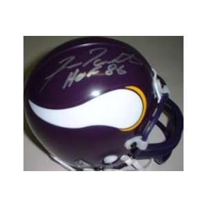 Fran Tarkenton Autographed Mini Helmet   Minnesota Vikings