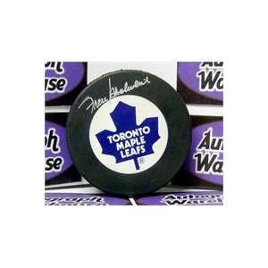 Frank Mahovlich autographed Hockey Puck (Toronto Maple Leafs)