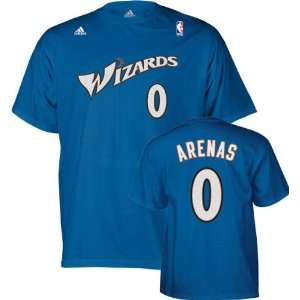 Gilbert Arenas adidas Name and Number Washington Wizards T Shirt