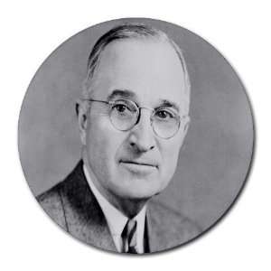  President Harry S. Truman round mouse pad