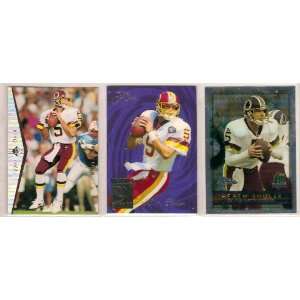 Heath Shuler (3) Card Football Lot (Washington Redskins)