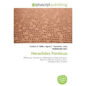  Heraclides Ponticus (9786133801684) Books