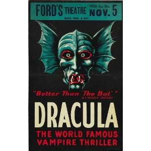  Dracula (1931) 27 x 40 Movie Poster Style E