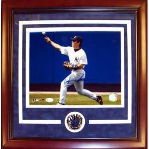 Hideki Matsui New York Yankees   Throwing   Custom Framed Autographed 