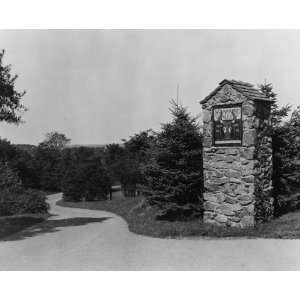   James home, Surprise Valley, entrance pathway. photo early 1900s