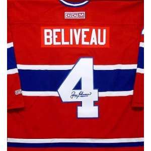 Jean Beliveau Signed Jersey   )