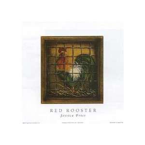  Red Rooster Poster Print