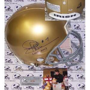 Joe Theismann Autographed Helmet   Authentic   Autographed NFL Helmets