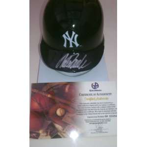 Jorge Posada Signed New York Yankees Baseball Mini Helmet