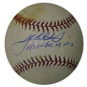 Josh Beckett Autographed Game Used 2007 ALCS Game 1 Baseball
