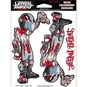 Lethal Threat Designs The Pointer 6 x 8 Decals Motorcycle Graphic 