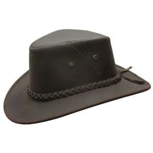 Kate Middleton Leather Classic Outback Fashion Hat (Small)
