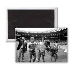 Kenny Dalglish Alan Hansen and Graeme Souness   3x2 inch Fridge Magnet 