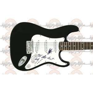  Autographed Signed LESLIE WEST & CORKY Guitar 