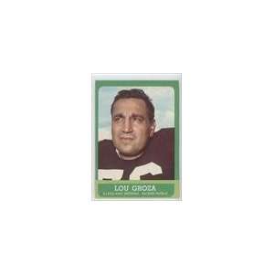  1963 Topps #19   Lou Groza SP Sports Collectibles