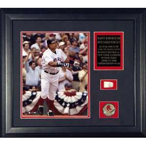 Manny Ramirez Boston Red Sox   350th Career Home Run   Framed Game 