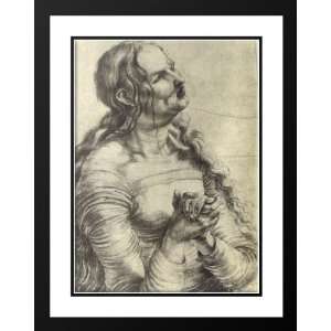 Grunewald, Matthias 28x36 Framed and Double Matted Weeping Woman