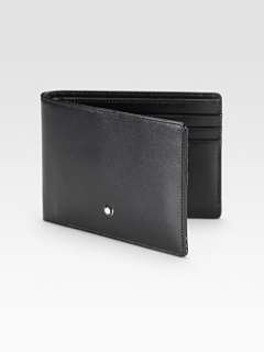 Montblanc   Leather Bi Fold Wallet