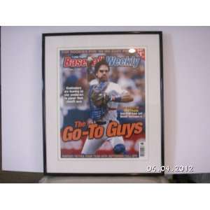 Mike Piazza Mets Framed Photograph Baseball Weekly Cover September 1 