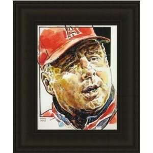  Los Angeles Angels Framed Mike Scioscia Los Angeles Angels 