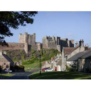  Bamburgh Castle and Village of Bamburgh, Northumberland 