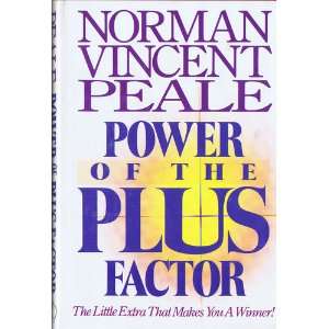  Power of the Plus Factor Norman Vincent Peale Books