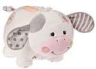 Moo Moo Cow Pink Grey Piggy Bank by Mary Meyer Plush