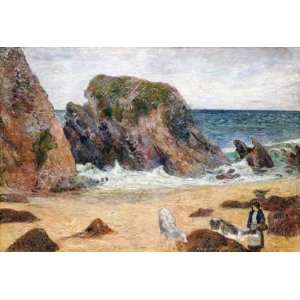  Cows On The Seashore by Paul Gauguin 16.00X11.00. Art 