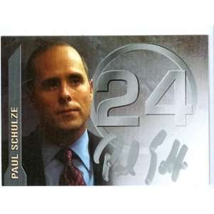 com Paul Schulze Autographed/Hand Signed trading card 24 TV Show Ryan 